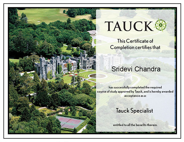 Tauck Specialist Tauck Specialist